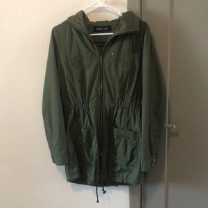 Black Rivet green military style jacket